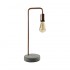 Lampe industrielle en cuivre h48cm + Ampoule LED