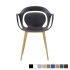 SVEN Chair with seat in PP black L.60 x P.60 H.81 cm x