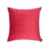 Set of 2 VILLETTA cushions with removable covers in bordeaux velvet 40x40