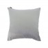 Set of 2 VILLETTA cushions with removable covers in grey velvet 40x40