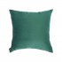 Set of 2 removable VILLETTA cushions in green velvet 40x40