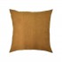 Set of 2 VOLTERRA removable cushions in camel suede 40x40