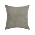 Set of 2 VOLTERRA cushions with removable mole suede 40x40