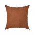 Set of 2 VOLTERRA cushions with removable rust suede 40x40