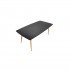 ROSA Black wooden coffee table