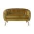 Sofa 2 places in velvet - LINO Color Gold