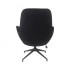 Comfortable swivel and tilting armchair
