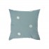 VILLARIN two-tone cushions 100% cotton 45x45 Colors Coussin Blue