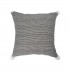 Cushion INDAH with pompoms 45x45 Colors Pompoms Grey