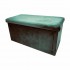 bench box velvet tidy all 76x38x38cm Colors Makro Coffret Vert