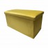 bench box velvet tidy all 76x38x38cm Colors Makro Coffret Moutarde