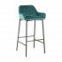 Velvet Velvet bar stool Stain resistant Seat height 75cm