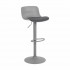 Upholstered height adjustable kitchen stool