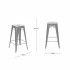 Industrial bar stool inspired by tolix H66CM