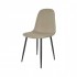 Upholstered scandinavian style chair Color Beige