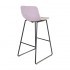 Set of 2 CHOLO Bar Stool in leather
