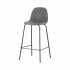 Industrial upholstered bar stool Color Grey