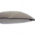 ETTERBECK dubbelzijdig grijs kussen met zwarte rand 45x45