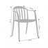 Stapelbare stoel VOOR BINNEN EN BUITEN IN DE TUIN 48X48X81 cm