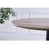 Round table with central leg JOSUA for kitchen or dining room. D80xH76 cm