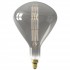 XXL LED Deco Bulb with SYDNEY black smoked glass filaments H43CM