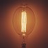 Deco LED XXL SPLASH glas amberkleurige SPLASH lamp H25cm
