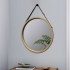 ANJA bamboo mirror D38 cm