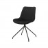 kylie chair velvet foot black Color Black