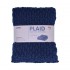 Throw big knit 130x150 cm Color Blue