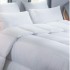 Set of 2 pillows 60X60CM white microfiber comfort +.