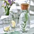 Krosno Carafe en cristal  avec Bouchon Liège Jus | 1000 ML | Collection Pure