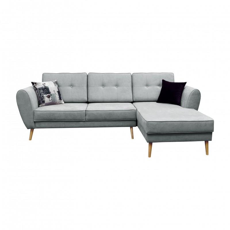Fabric corner sofa bed 4-5 seats-INVIK