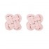 Set of 2 IGAPO pink bow cushions 30x30