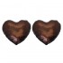 Lot of 2 MERMAID glitter heart cushions 30x34