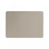 Washable PU LEATHER placemat 33x46 cm Color Taupe