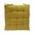 Chair cake OYALA in suede 40x40 Color Safran