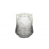 Display lantern glass candle holder 102 pcs assorted Color Grey