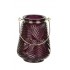 Display lanterne photophore en verre 102 pcs assorties Couleur Bordeaux