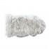 Furry shaggy carpet 50x90cm animal skin Color White