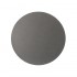 Round leather-inspired PU placemat, D38CM Color gris foncé