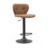 RAMA bar stool in PU 43x47,5xH106 cm Color Brown