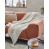 Knitted blanket with pompoms 130x150 cm Color Beige