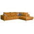 Large corner sofa 5-6 seats in velvet 300x198cm - Monaco