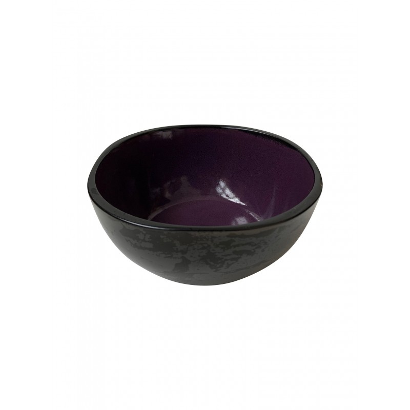 Black ceramic bowl, D15,2 cm - MADON