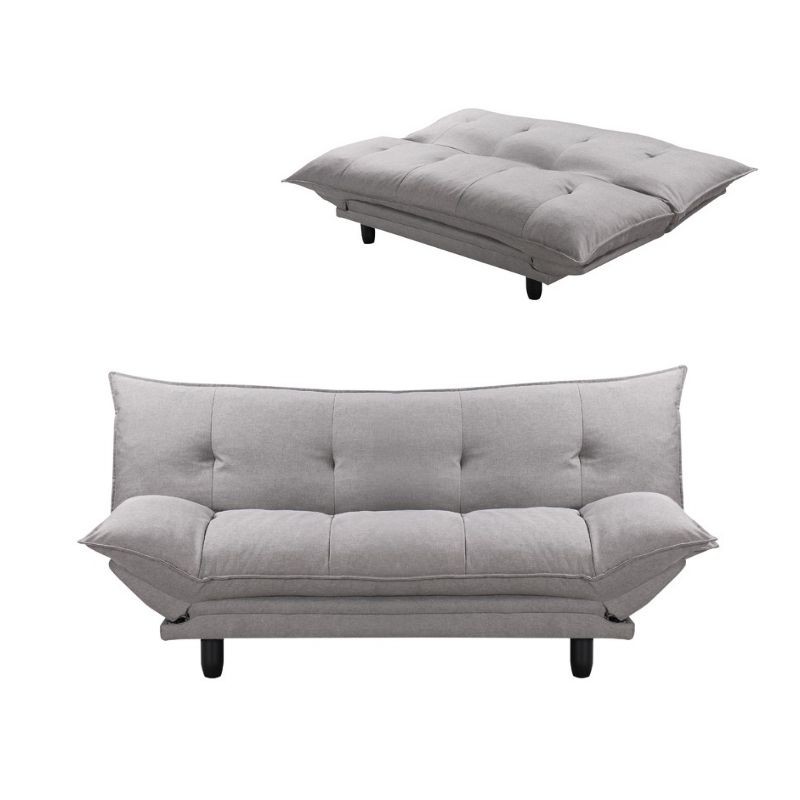 Fabric Sofa Bed 3 Seaters Pillow 2, Coaster Furniture Sofa Reviews