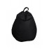 XXL pear-shaped fabric pouf, indoor/outdoor use, 75 x 75 x H120 cm Color Black