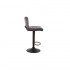 Kitchen stool Adjustable height swivel velvet seat