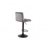 Kitchen stool Adjustable height swivel velvet seat