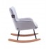 Fluwelen schommelstoel voor kinderen, 63x49xH68 cm - SIMBA