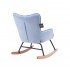 Fluwelen schommelstoel voor kinderen, 63x49xH68 cm - SIMBA